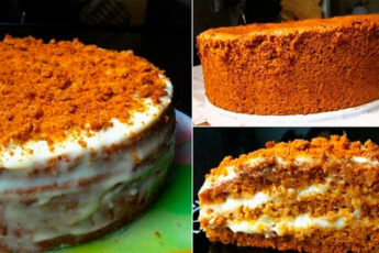 Бисквитный торт «Медовый»: нежный, вкусный и приготовить легко