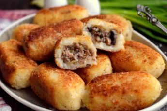 Мой фаворит — картофельные зразы с фаршем и грибами