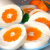 Необычный десерт на Новый год «Мандарины в снегу»