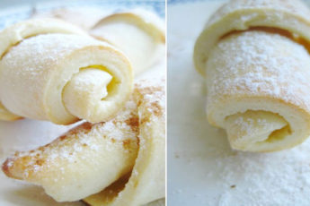 Рогалики из творожного теста. Безумно вкусные и нежные
