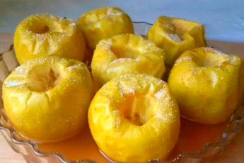 Запеченные яблоки в микроволновке — вкусный и полезный десерт